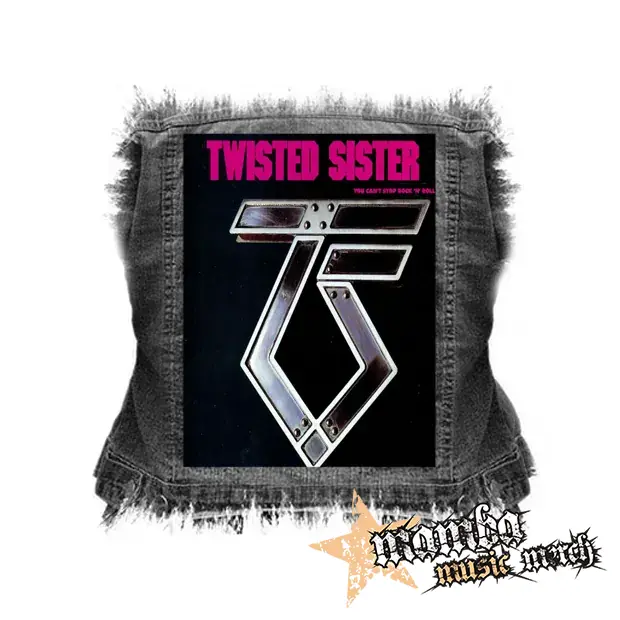 TWISTED SISTER - You Can't Stop Rock 'N' Roll - chrbtová nášivka (36 x 27 cm)