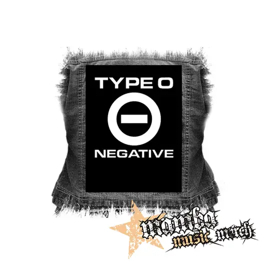 TYPE O NEGATIVE - Logo Crest - chrbtová nášivka (36 x 27 cm)