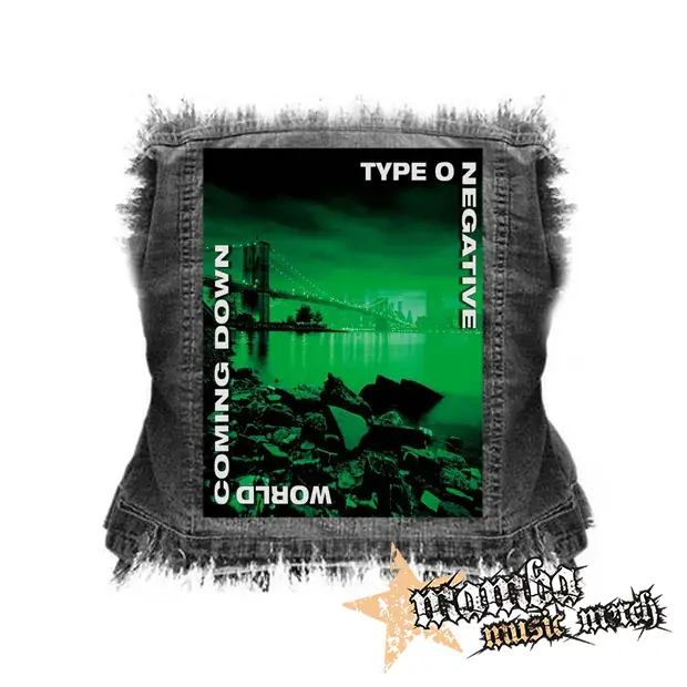 TYPE O NEGATIVE - World Coming Down - chrbtová nášivka (36 x 27 cm)