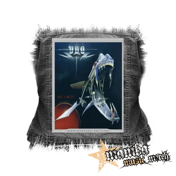 U.D.O. - No Limits - chrbtová nášivka (36 x 27 cm)