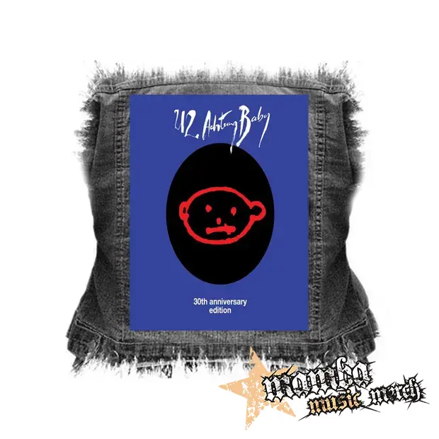 U2 - Achtung Baby - chrbtová nášivka (36 x 27 cm)