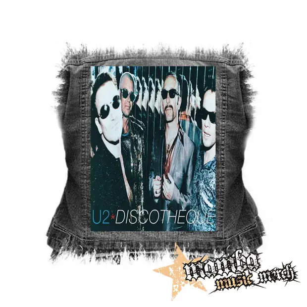 U2 - Discothèque - chrbtová nášivka (36 x 27 cm)