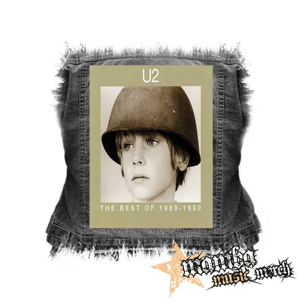U2 - The Best Of 1980 - 1990 - chrbtová nášivka (36 x 27 cm)