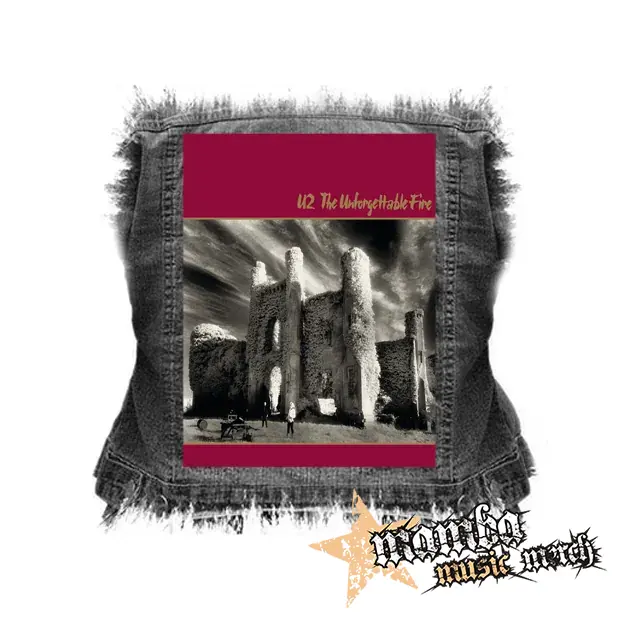 U2 - The Unforgettable Fire - chrbtová nášivka (36 x 27 cm)