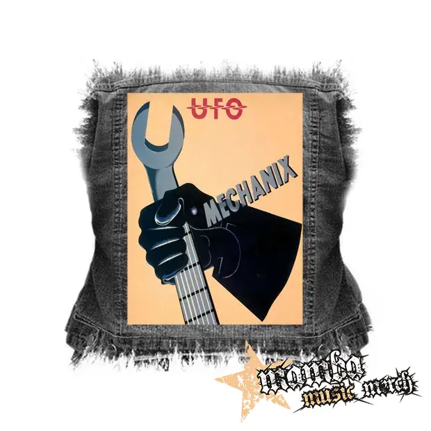 UFO - Mechanix - chrbtová nášivka (36 x 27 cm)