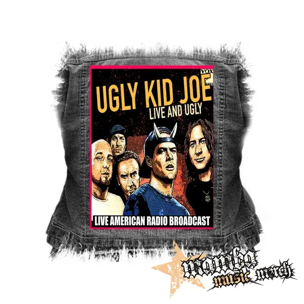 UGLY KID JOE - Live and Ugly - chrbtová nášivka (36 x 27 cm)