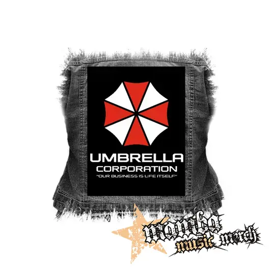 UMBRELLA CORPORATION - Our Business Is Life Itself - chrbtová nášivka (36 x 27 cm)