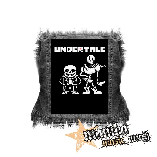 UNDERTALE - Sans And Papyrus - chrbtová nášivka (36 x 27 cm)