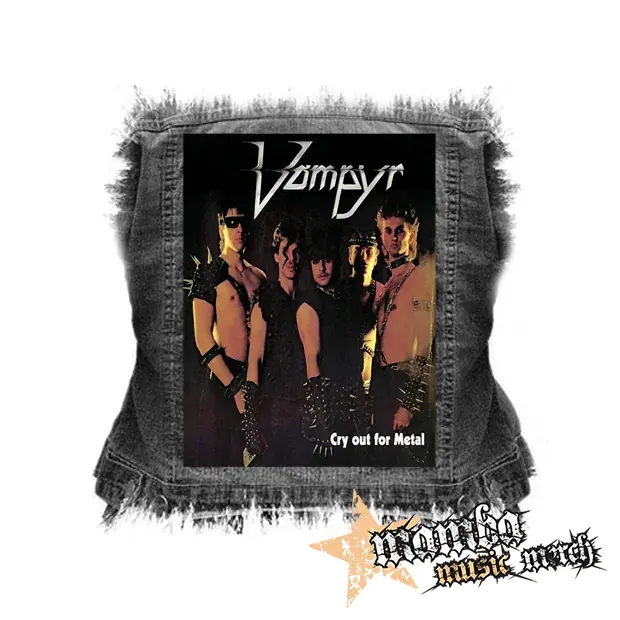 VAMPYR - Cry Out For Metal - chrbtová nášivka (36 x 27 cm)