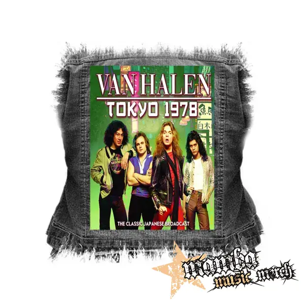 VAN HALEN - Tokyo 1978 - chrbtová nášivka (36 x 27 cm)