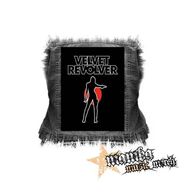 VELVET REVOLVER - Logo - chrbtová nášivka (36 x 27 cm)