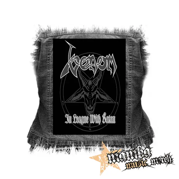 VENOM - In League With Satan - chrbtová nášivka (36 x 27 cm)