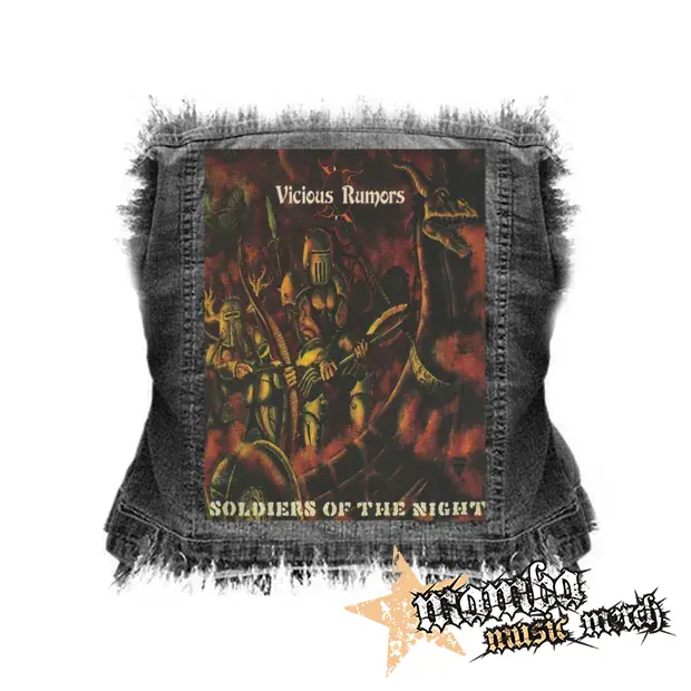 VICIOUS RUMORS - Soldiers of the Night - chrbtová nášivka (36 x 27 cm)