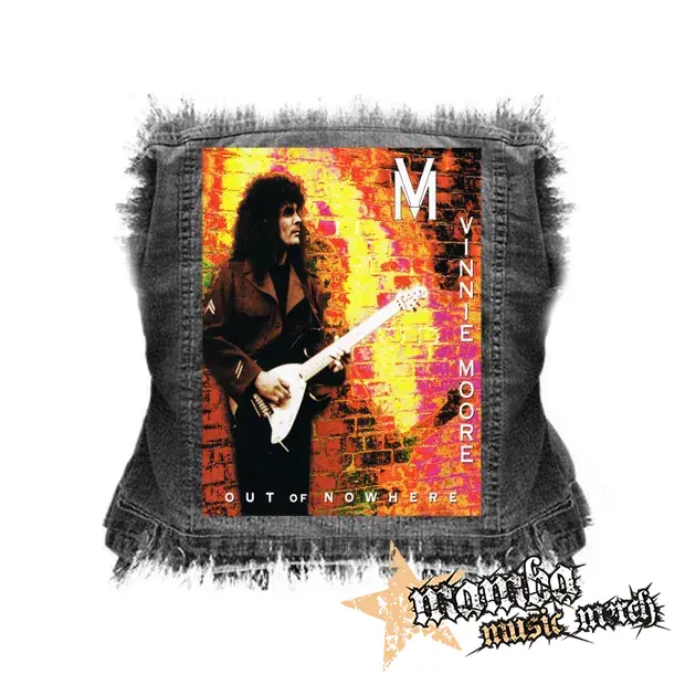 VINNIE MOORE - Out Of Nowhere - chrbtová nášivka (36 x 27 cm)