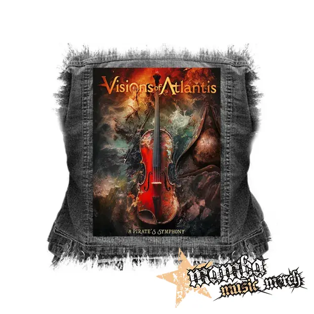 VISIONS OF ATLANTIS - A Pirate's Symphony - chrbtová nášivka (36 x 27 cm)