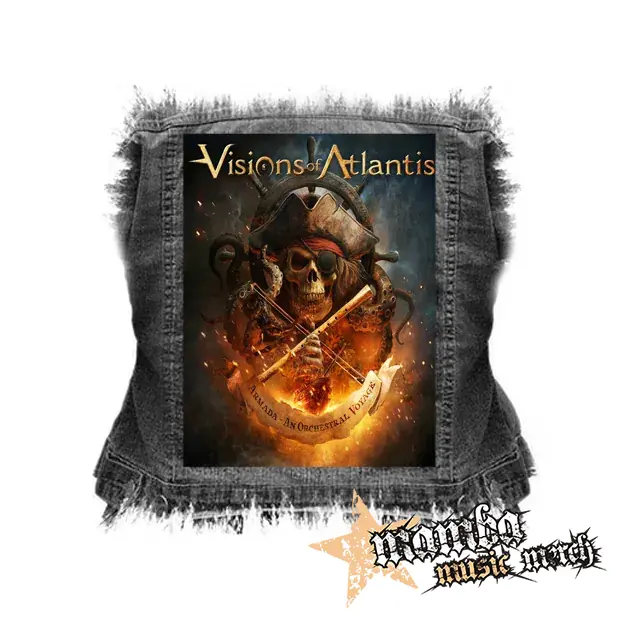 VISIONS OF ATLANTIS - Armada - An Orchestral Voyage - chrbtová nášivka (36 x 27 cm)