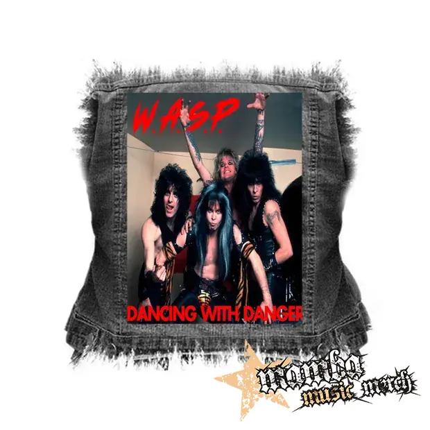 W.A.S.P. - Dancing With Danger - chrbtová nášivka (36 x 27 cm)