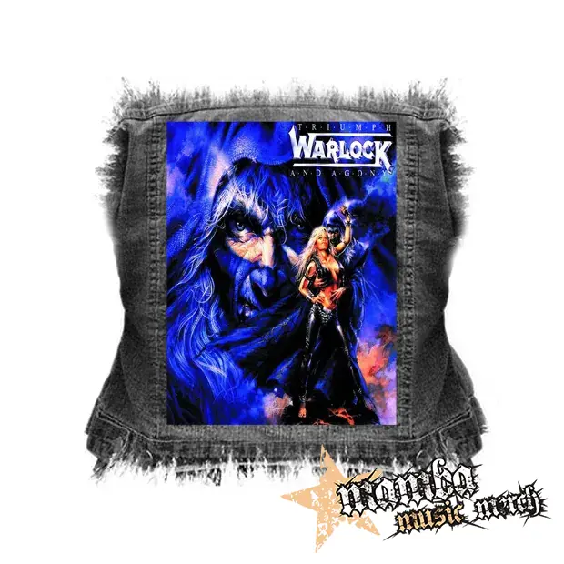 WARLOCK - Triumph And Agony - chrbtová nášivka (36 x 27 cm)