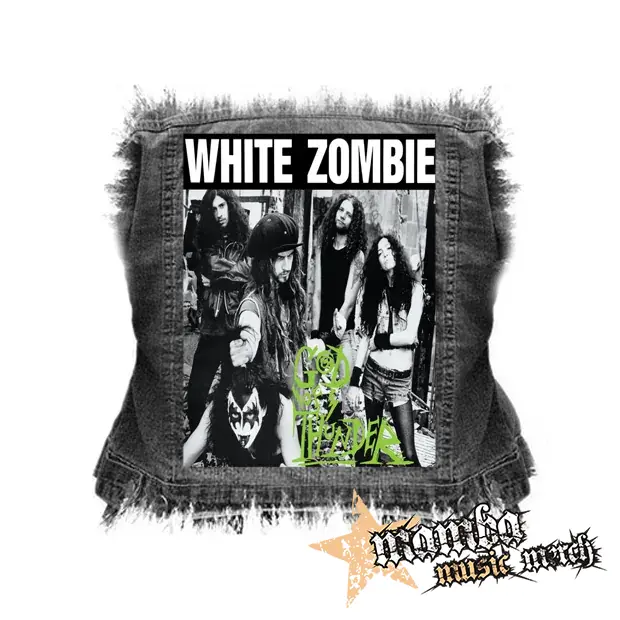 WHITE ZOMBIE - God Of Thunder - chrbtová nášivka (36 x 27 cm)