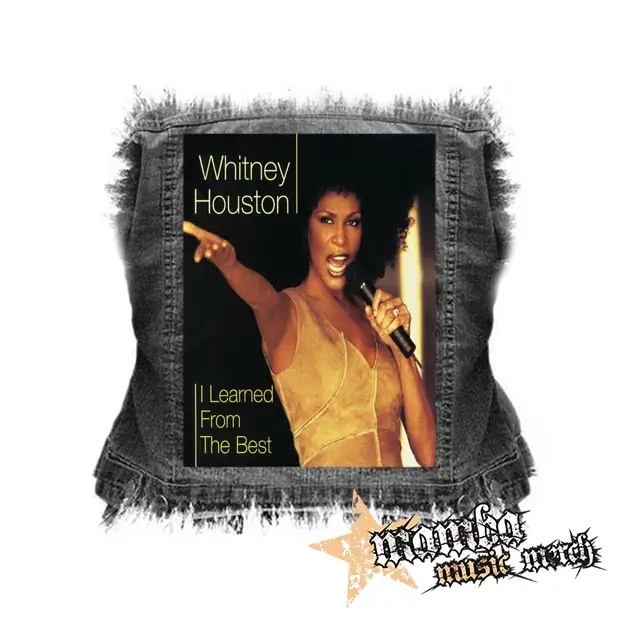 WHITNEY HOUSTON - I Learned from the Best - chrbtová nášivka (36 x 27 cm)