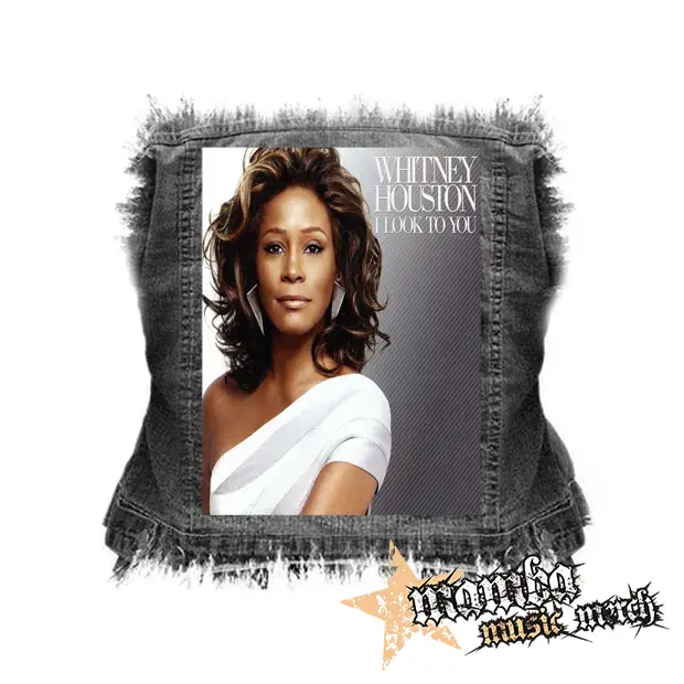 WHITNEY HOUSTON - I Look To You - chrbtová nášivka (36 x 27 cm)