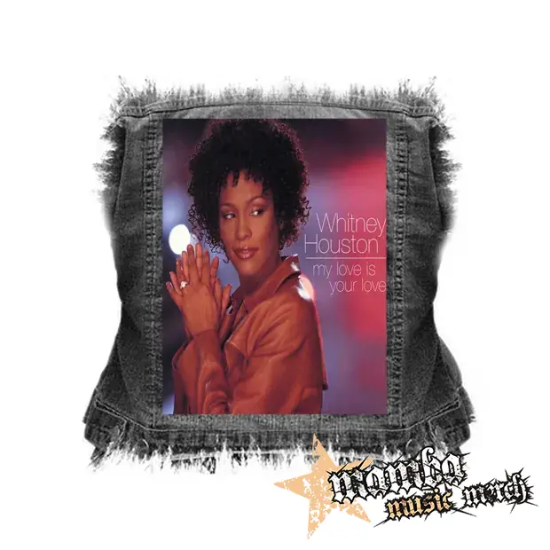 WHITNEY HOUSTON - My Love Is Your Love - chrbtová nášivka (36 x 27 cm)