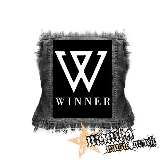 WINNER - Logo K-Pop Band Motive 1 - chrbtová nášivka (36 x 27 cm)