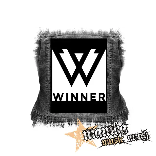 WINNER - Logo K-Pop Band Motive 2 - chrbtová nášivka (36 x 27 cm)
