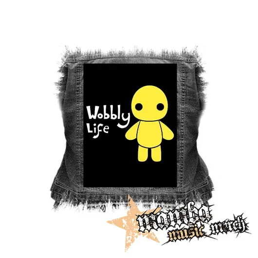 WOBBLY LIFE - Wobbly Poster - chrbtová nášivka (36 x 27 cm)