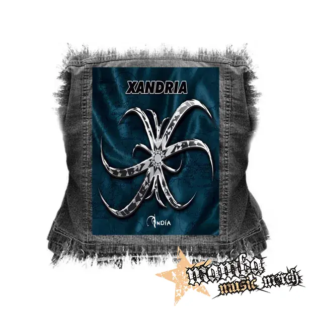 XANDRIA - India - chrbtová nášivka (36 x 27 cm)