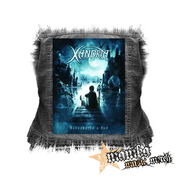 XANDRIA - Neverworld's End - chrbtová nášivka (36 x 27 cm)