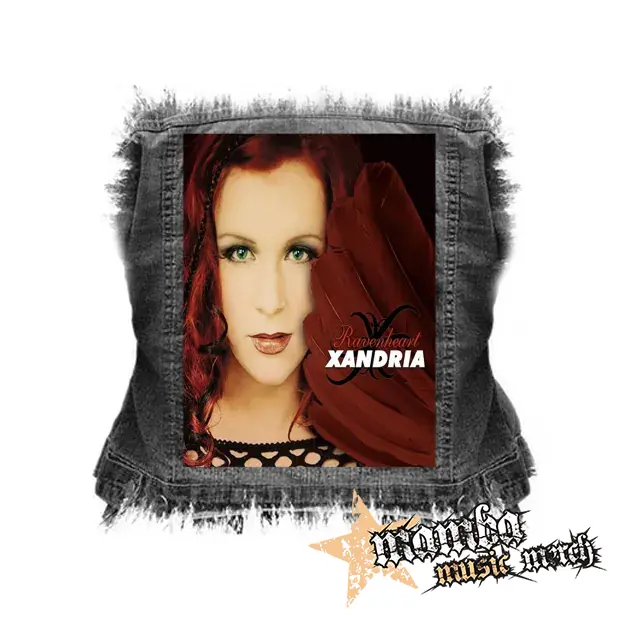 XANDRIA - Ravenheart - chrbtová nášivka (36 x 27 cm)