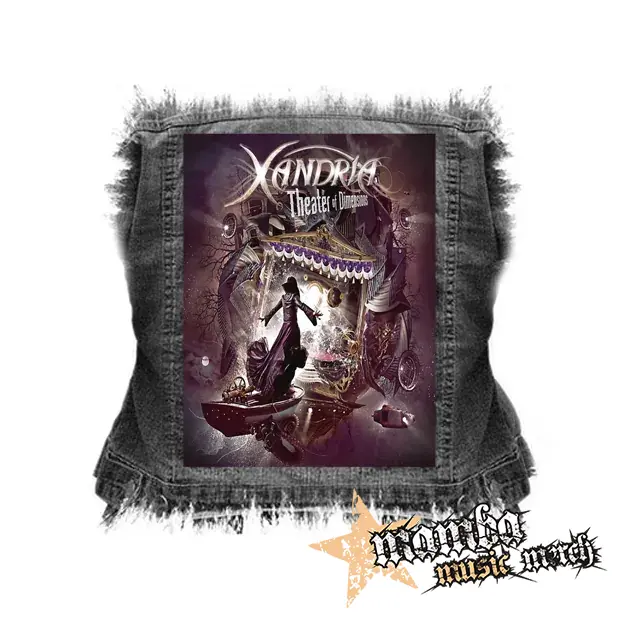 XANDRIA - Theater of Dimensions - chrbtová nášivka (36 x 27 cm)