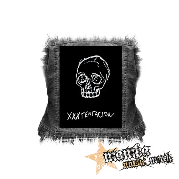 XXXTentacion - Logo Skull - chrbtová nášivka (36 x 27 cm)