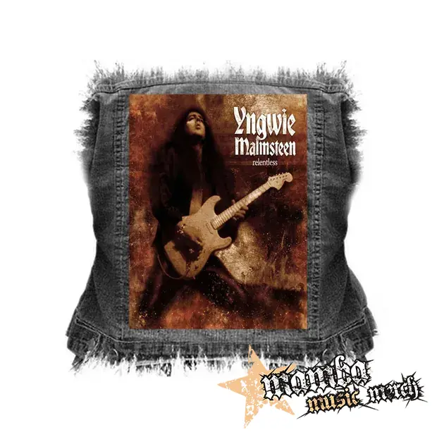 YNGWIE MALMSTEEN - Relentless - chrbtová nášivka (36 x 27 cm)