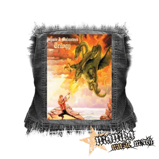 YNGWIE MALMSTEEN - Trilogy - chrbtová nášivka (36 x 27 cm)