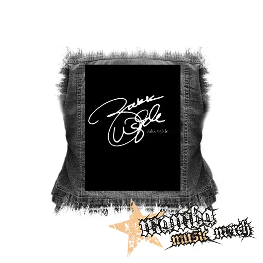 ZAKK WYLDE - Signature - chrbtová nášivka (36 x 27 cm)