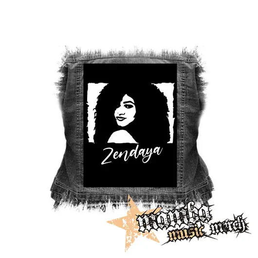 ZENDAYA - Logo & Portrait - chrbtová nášivka (36 x 27 cm)