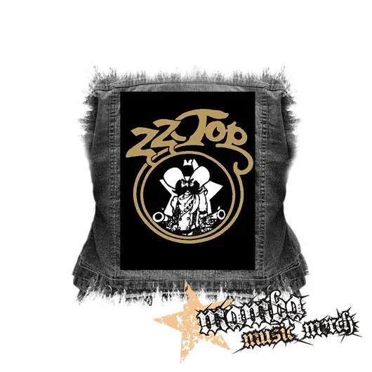 ZZTOP - Gold Man - chrbtová nášivka (36 x 27 cm)