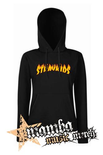 STRAY KIDS - Logo Flame  - čierna dámska mikina