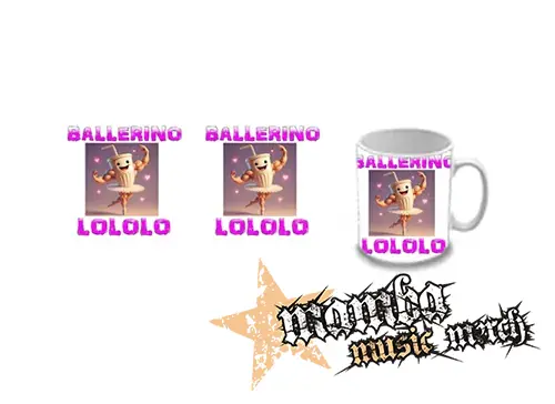 Hrnček - BALLERINO LOLOLO na BIELE