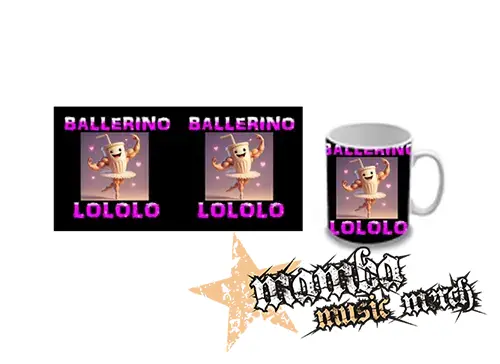 Hrnček - BALLERINO LOLOLO na CIERNE