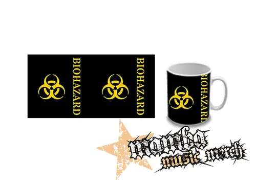 Hrnček - BIOHAZARD - Vertical Yellow Logo Crest