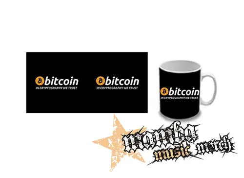 Hrnček - BITCOIN - In Cryptography We Trust