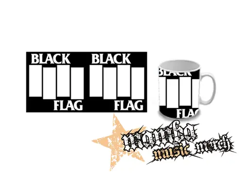 Hrnček - BLACK FLAG - Logo Crest