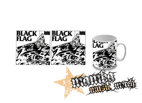 Hrnček - BLACK FLAG - Six Pack
