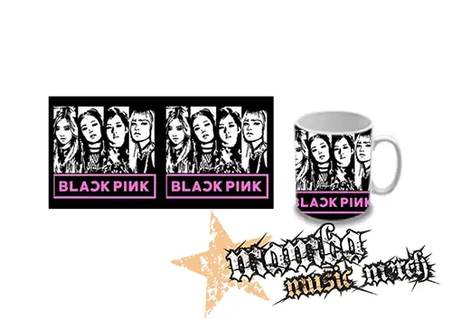 Hrnček - BLACKPINK - Logo & Band