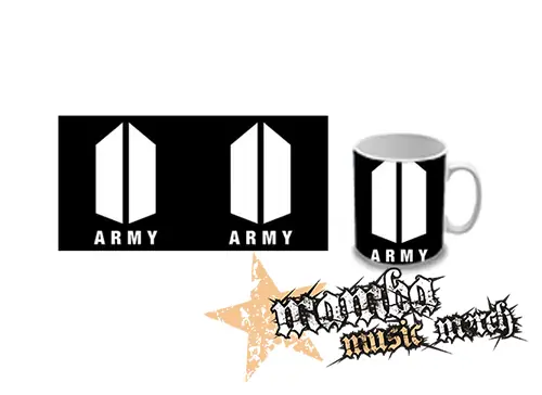 Hrnček - BTS - BANGTAN BOYS - Army Logo