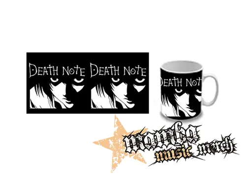 Hrnček - DEATH NOTE - Logo And Portrait