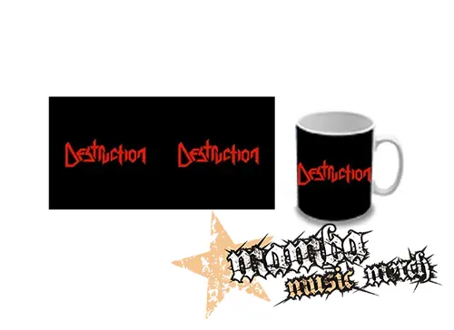 Hrnček - DESTRUCTION - Red Logo